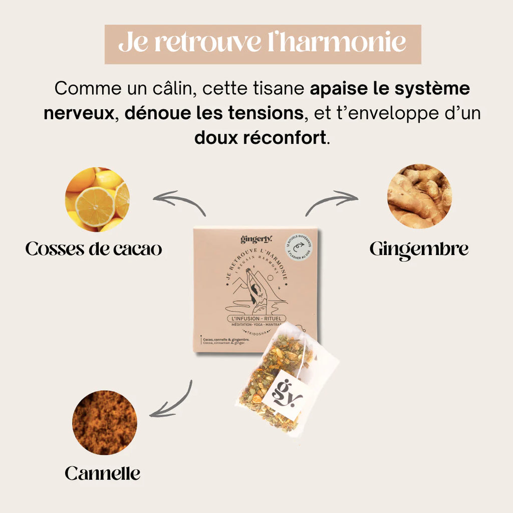 Coffret Infusion _ Rituel Anti-Stress Bio & Bien-Être - YOGA SPIRIT