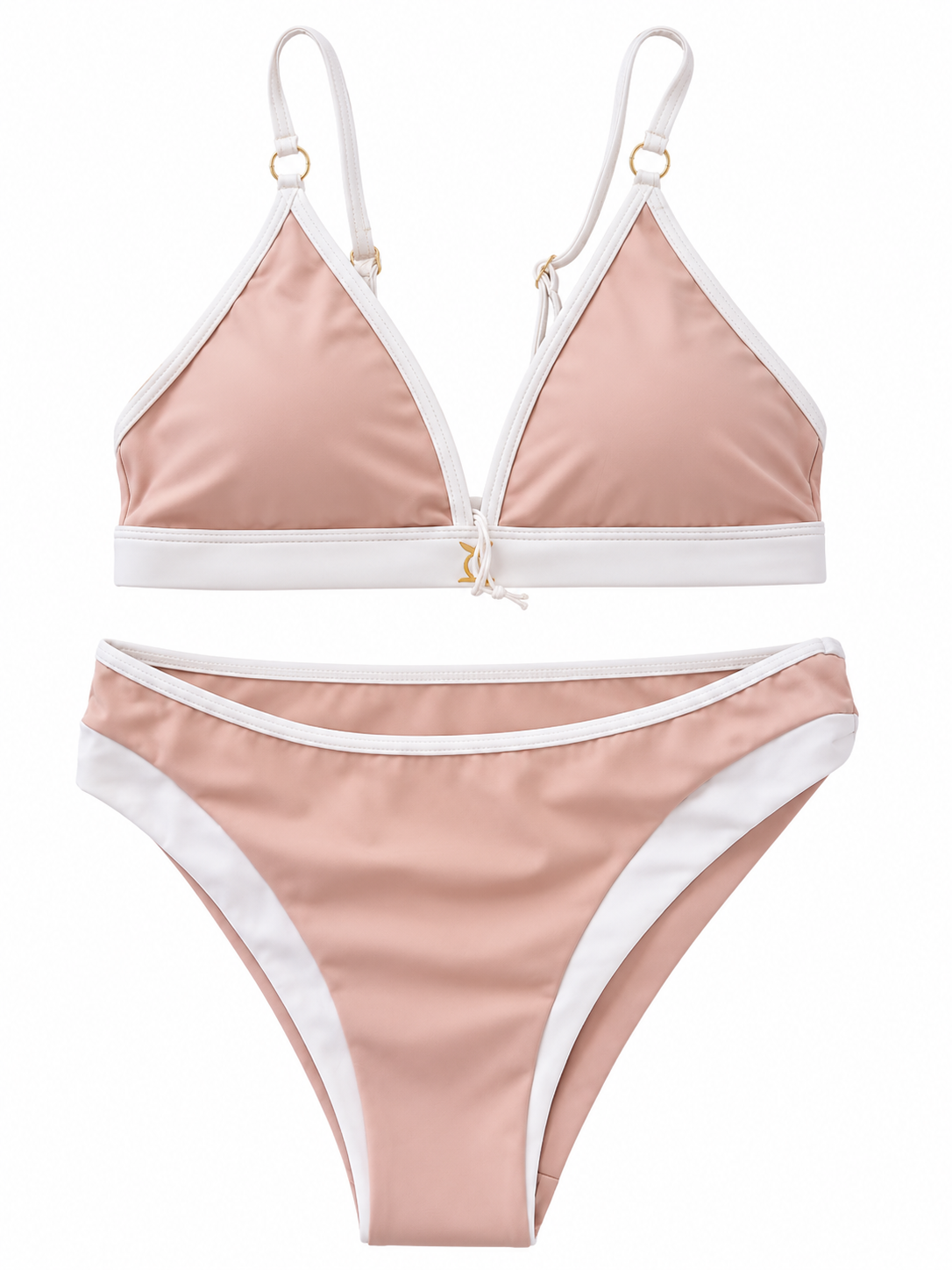 Sandy bikini set blush pink/white
