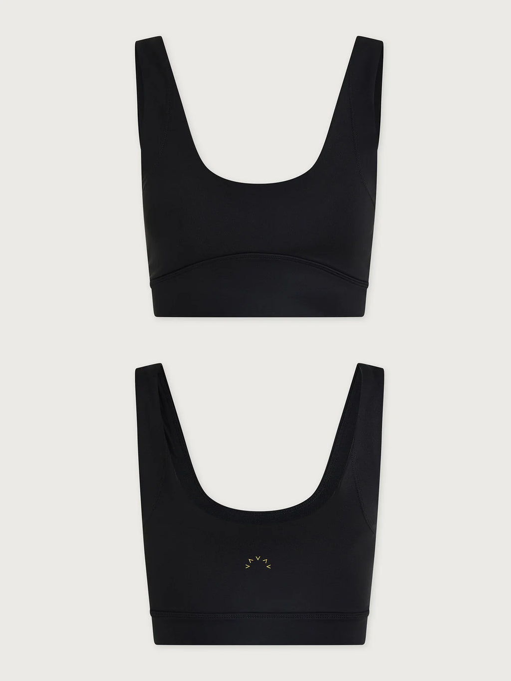 Brassière de yoga GAÏA noire pour un soutien optimal - YOGA SPIRIT