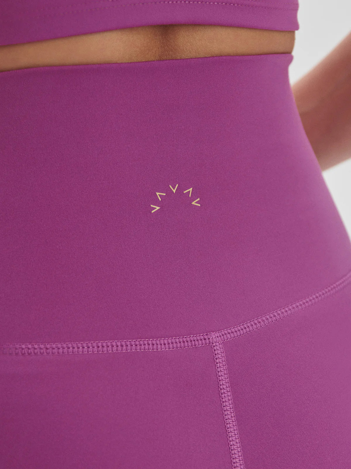 Legging de yoga GAÏA fushia taille haute gainante - YOGA SPIRIT