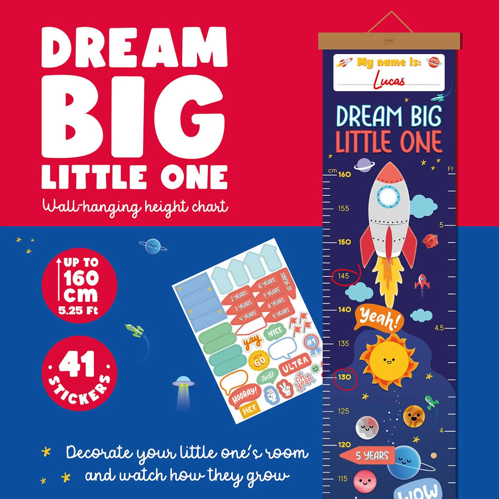 Toise murale enfant – Dream Big Little One - YOGA SPIRIT