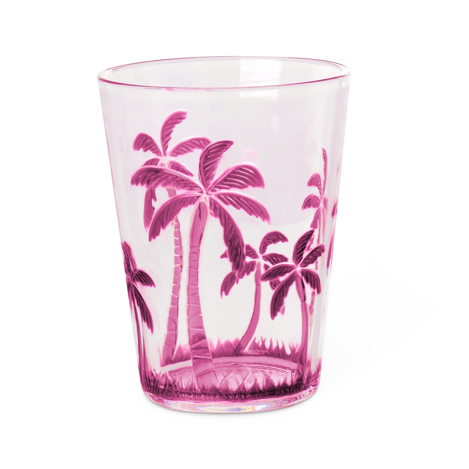 Verre en Acrylique  Rose Palmier - YOGA SPIRIT