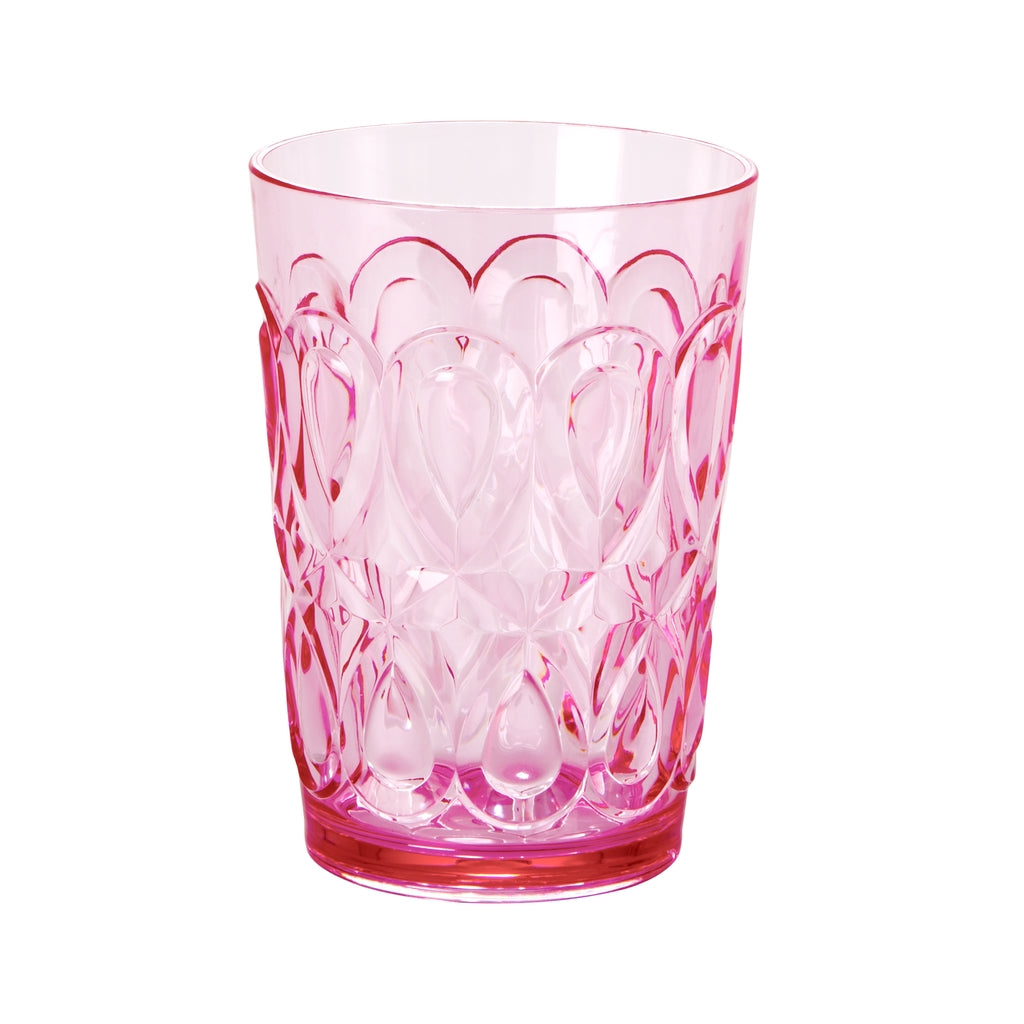 Verre long drink en acrylique Rose - YOGA SPIRIT