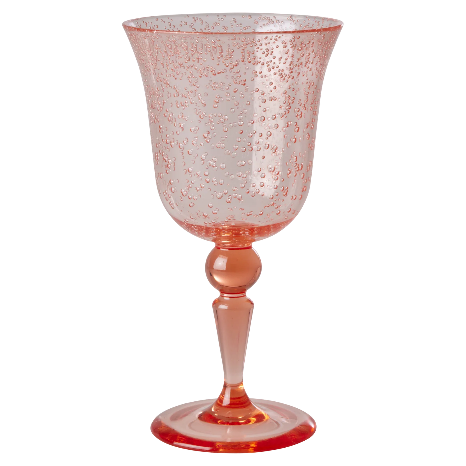 Verre de vin en acrylique Peche - YOGA SPIRIT