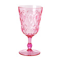 Verre à vin en acrylique rose - YOGA SPIRIT