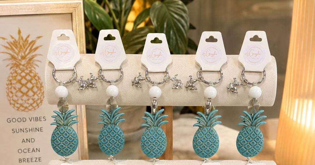 Keyring pineapple