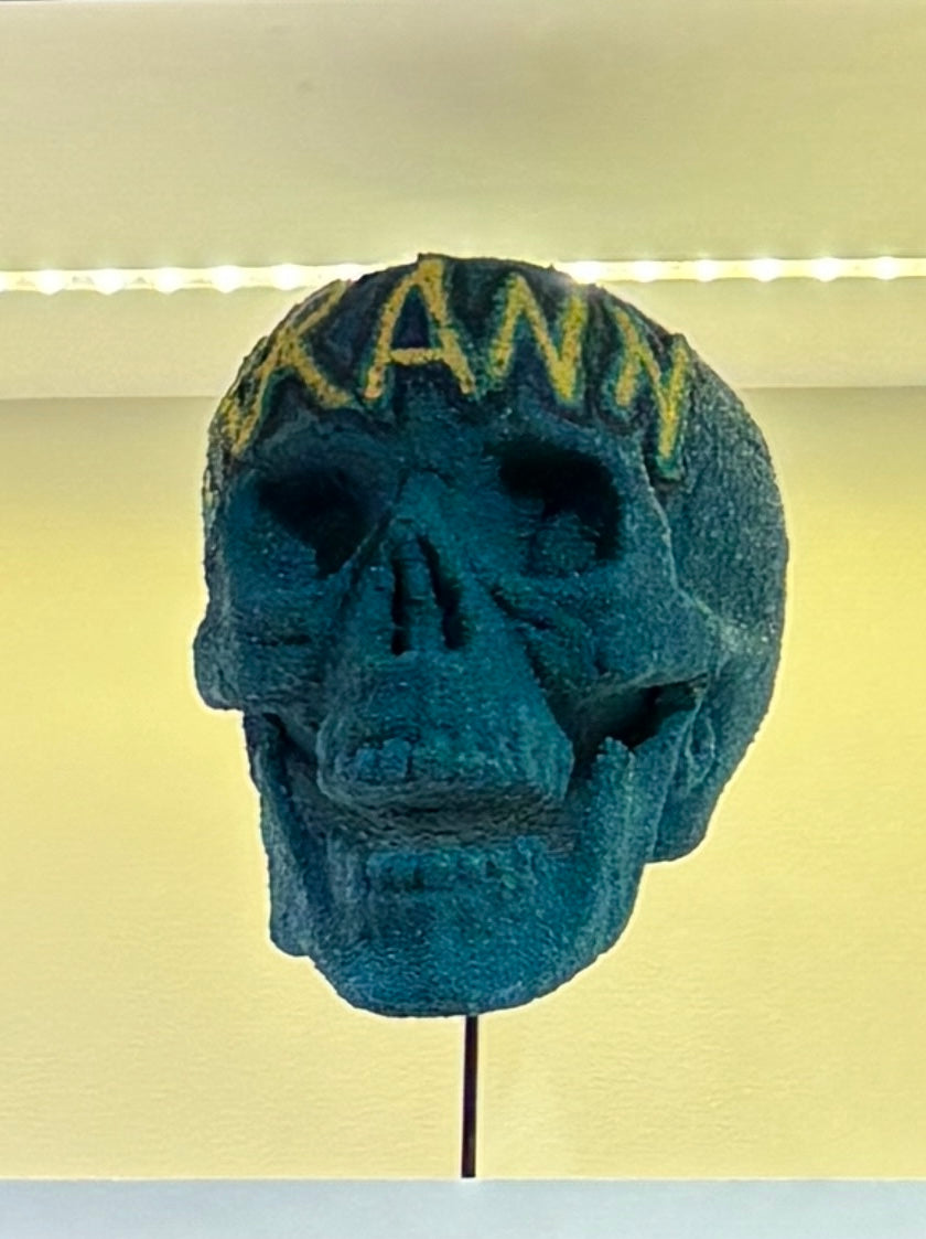 Sculpture "Krann" - Crâne en sable