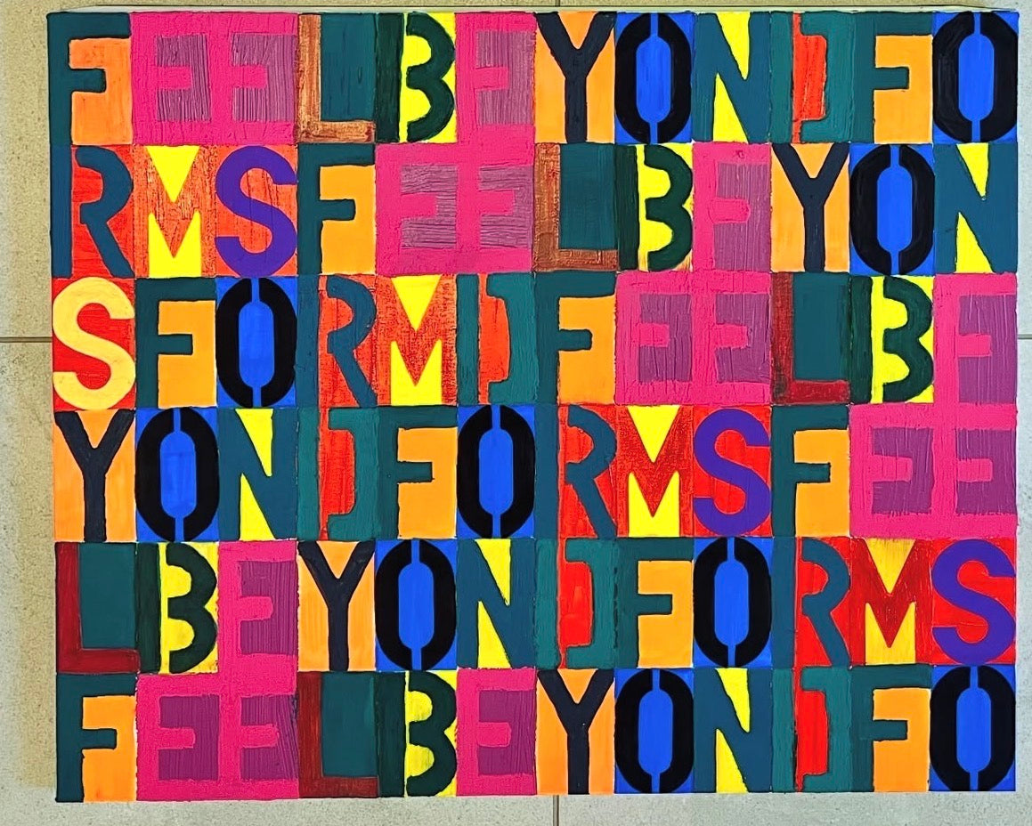 Painting "Feel beyond forms"