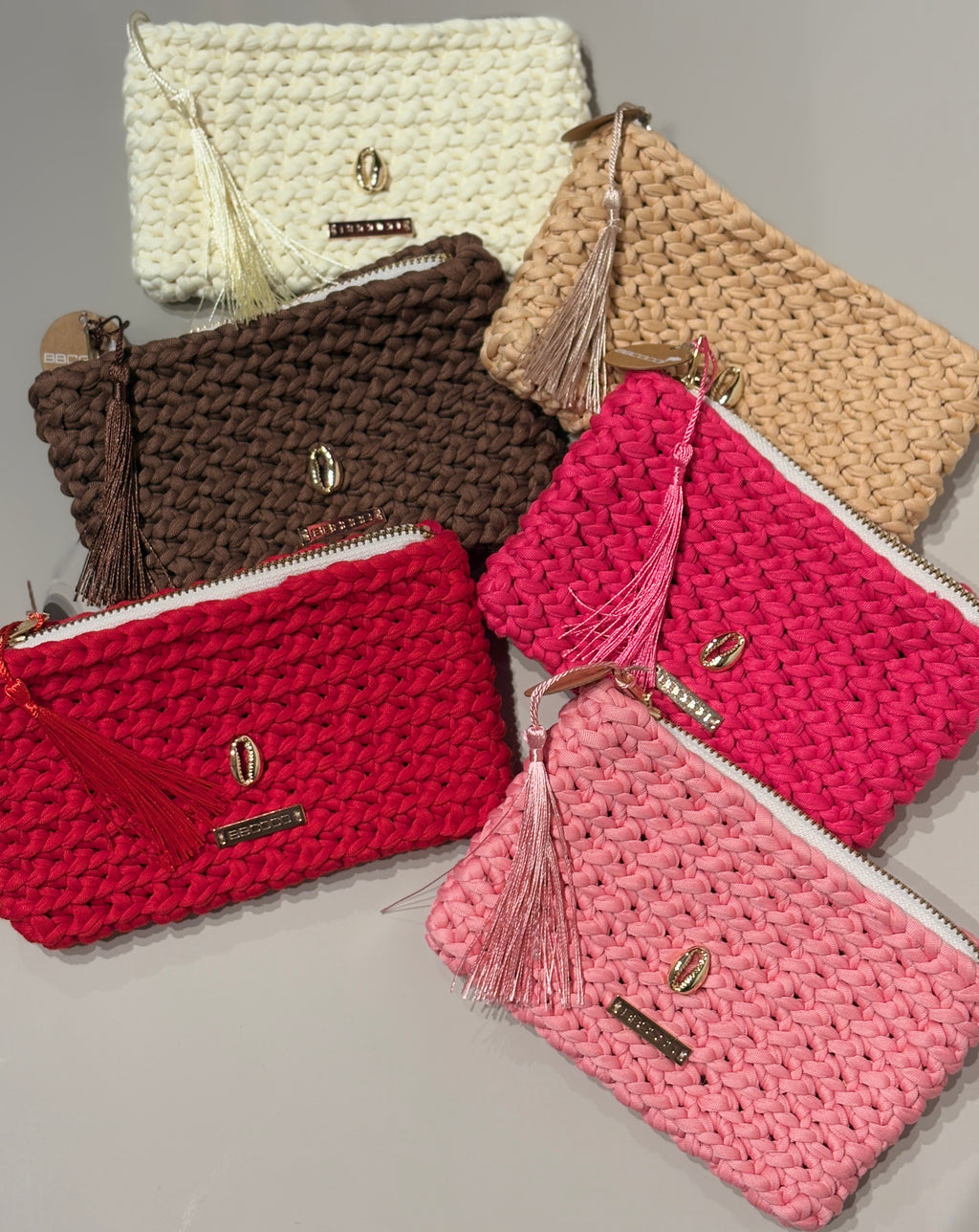 Pochette tressée à la main ROSE-HILLS made in Mauritius - 9 Coloris - YOGA SPIRIT