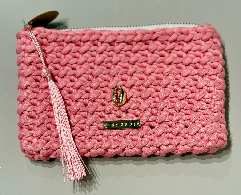 Pochette tressée à la main ROSE-HILLS made in Mauritius - 9 Coloris - YOGA SPIRIT