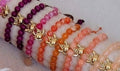 Bracelet cordon ajustable – Pendentif pierres semi-précieuses - YOGA SPIRIT