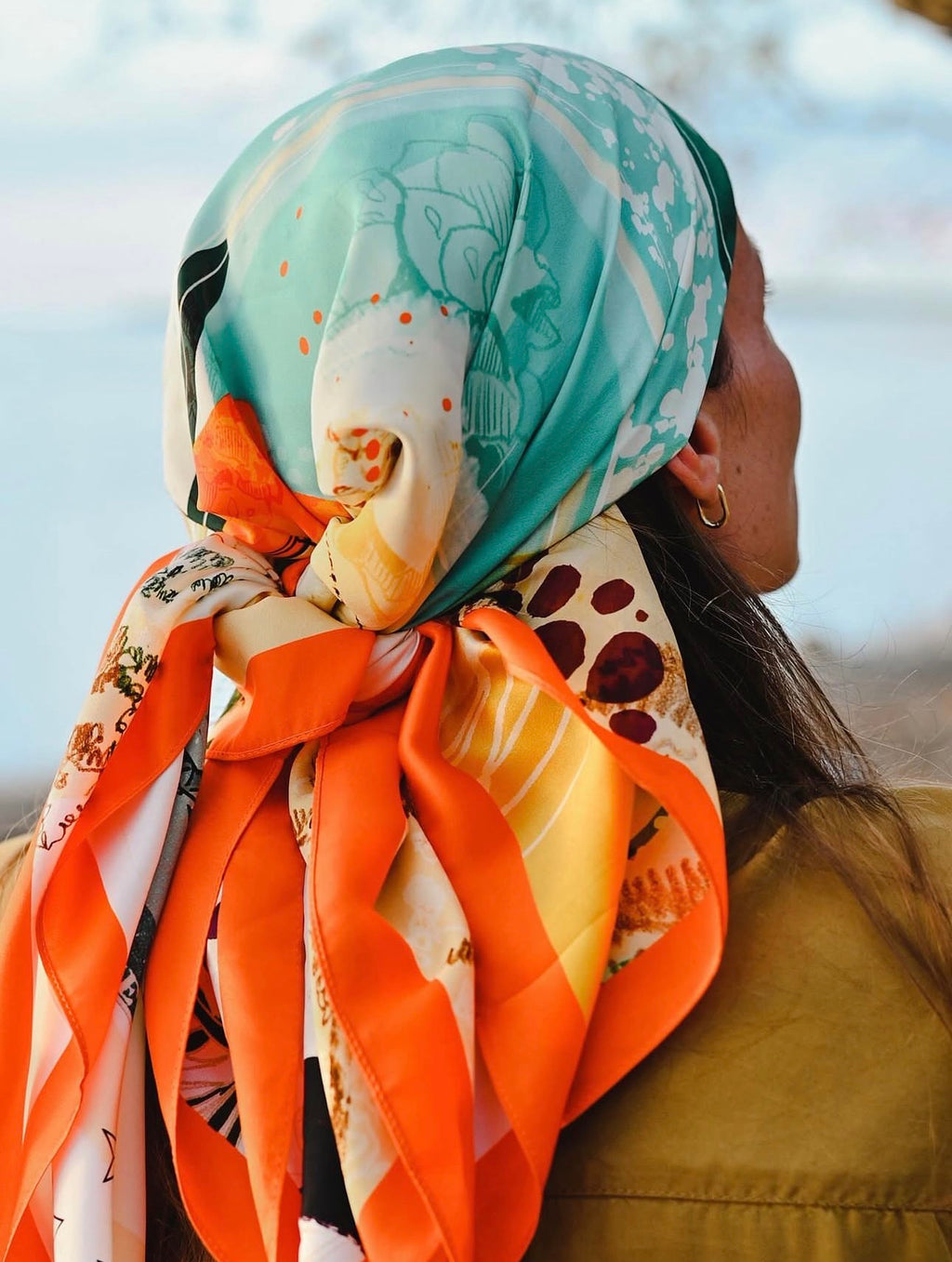 Foulard « L’OUEST » _ Souvenirs de Maurice - YOGA SPIRIT