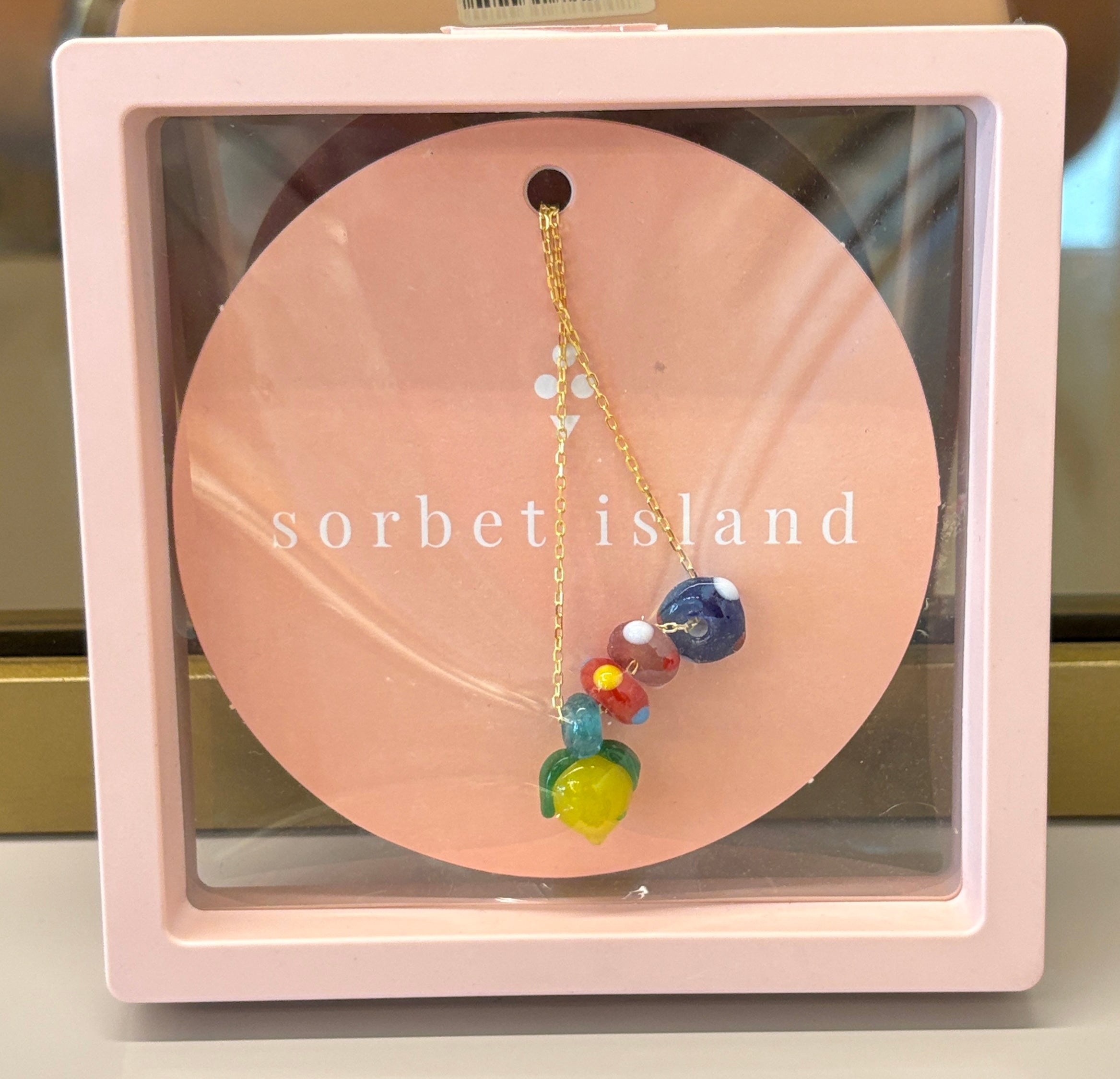 Collier fruits en verre soufflé – délicatesse et éclat - YOGA SPIRIT