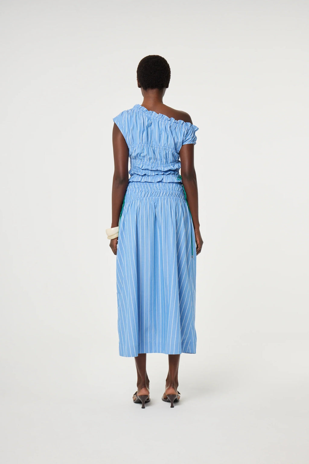 Jupe YOKO rayures bleues