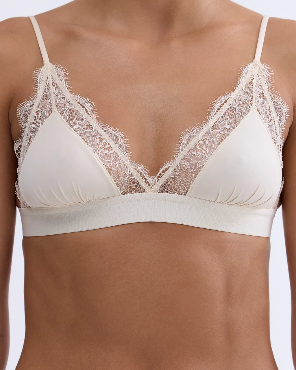 Soutien Gorge LOVE LACE blanc - YOGA SPIRIT