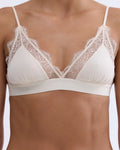 Soutien Gorge LOVE LACE blanc - YOGA SPIRIT