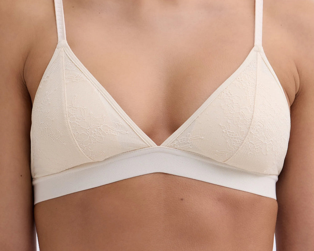 Soutien Gorge DARLING blanc - YOGA SPIRIT
