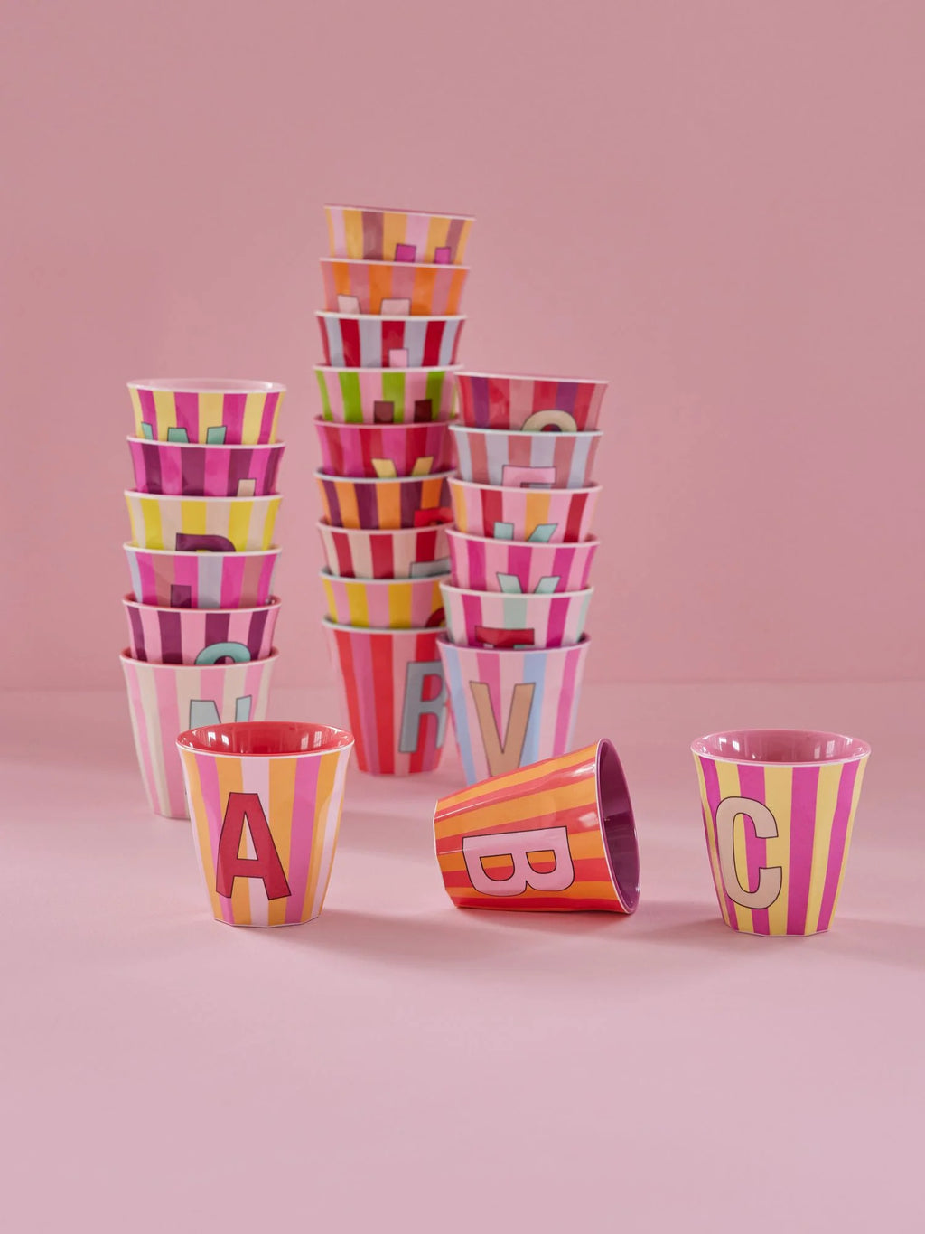 Gobelet Multicolore Alphabet (sans rayures) - YOGA SPIRIT