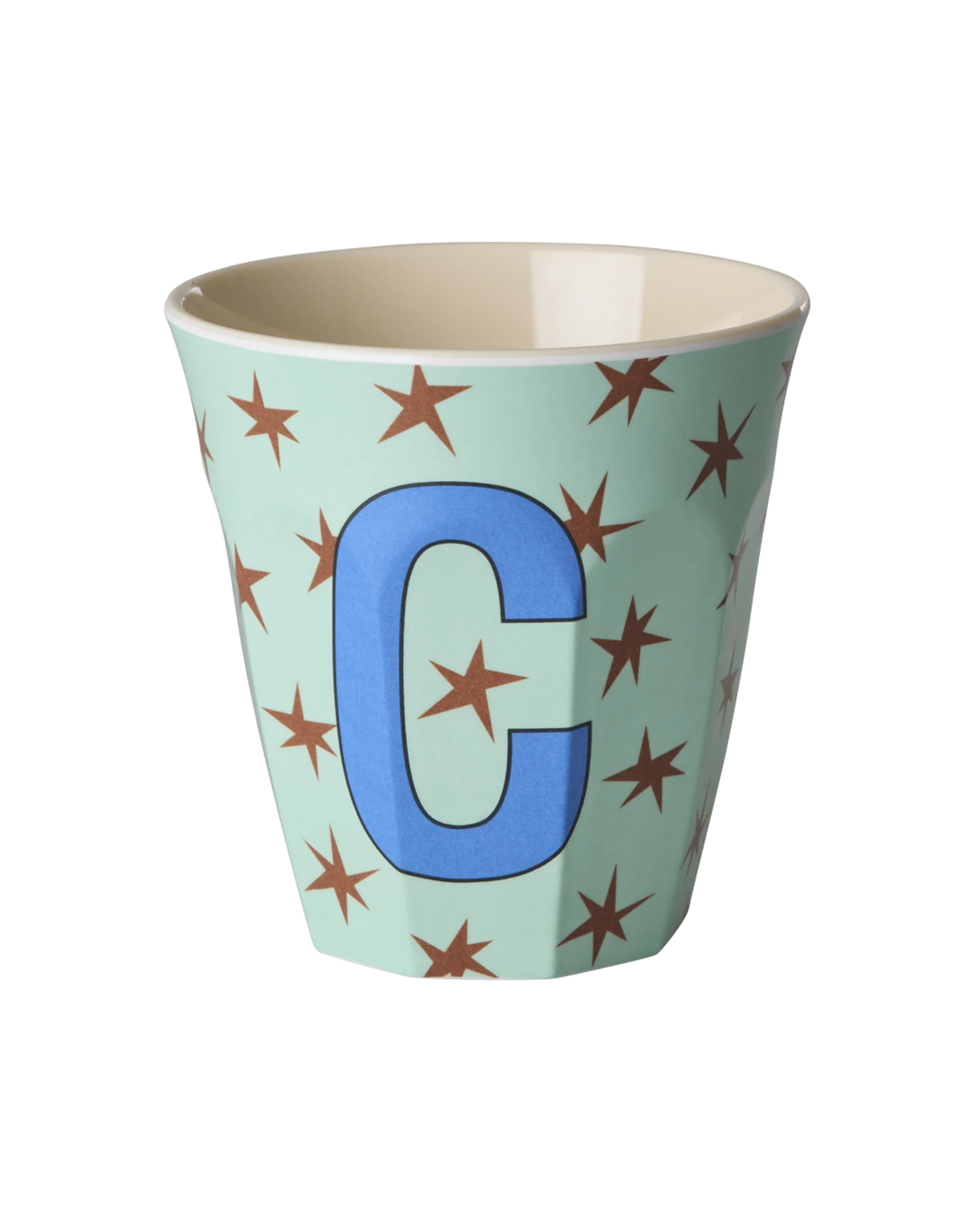 Gobelet Multicolore Alphabet- Menthe - Stars- C - YOGA SPIRIT