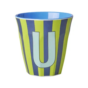 Gobelet Multicolore Blue alphabet - YOGA SPIRIT