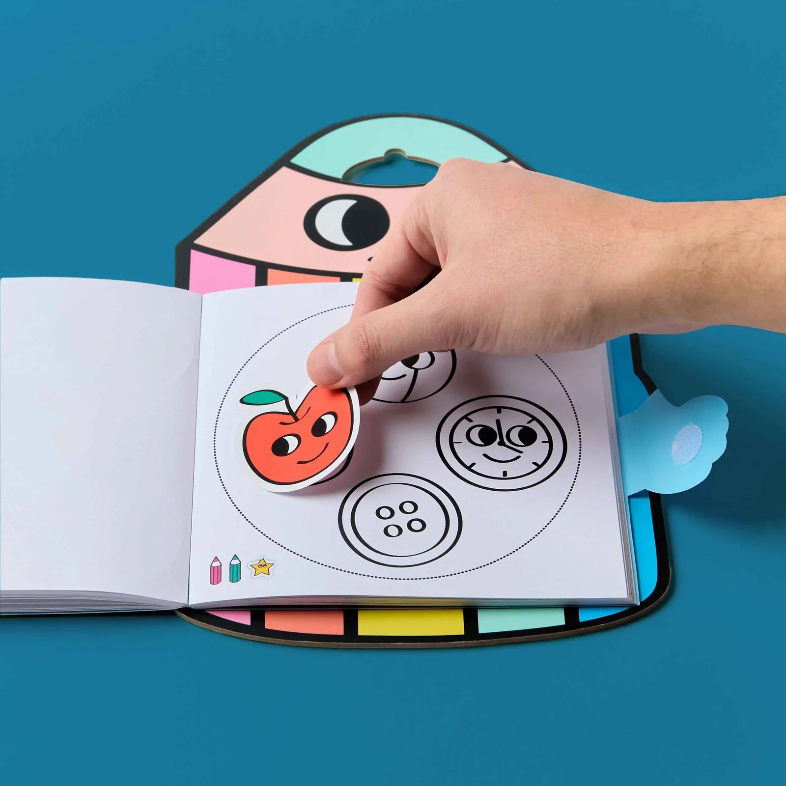 Montessori Stickers book - Shapes - YOGA SPIRIT