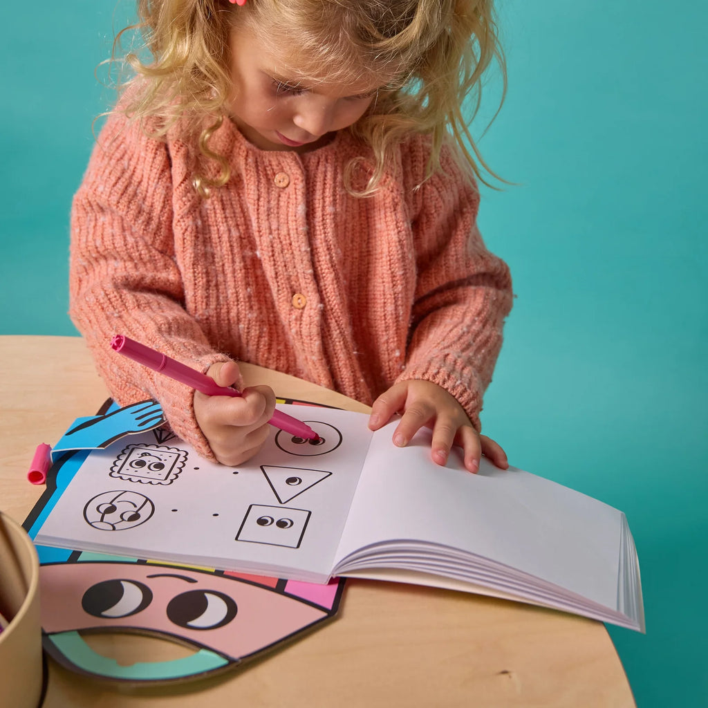 Montessori Stickers book - Shapes - YOGA SPIRIT