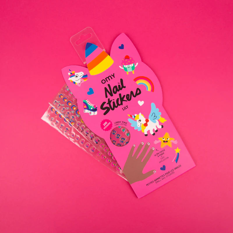 Stickers pour ongles enfants - YOGA SPIRIT