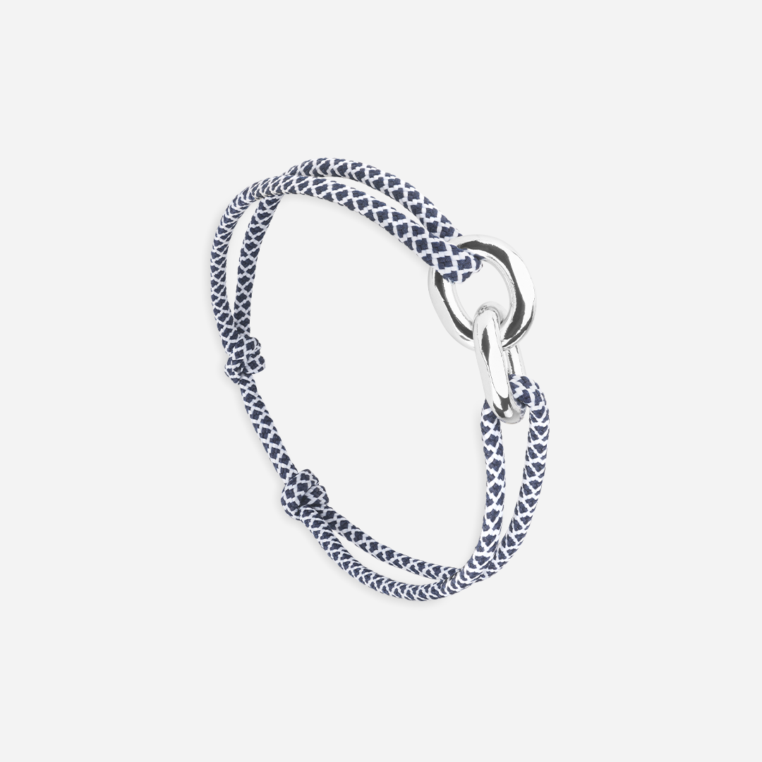 Damier bleu nuit et blanc