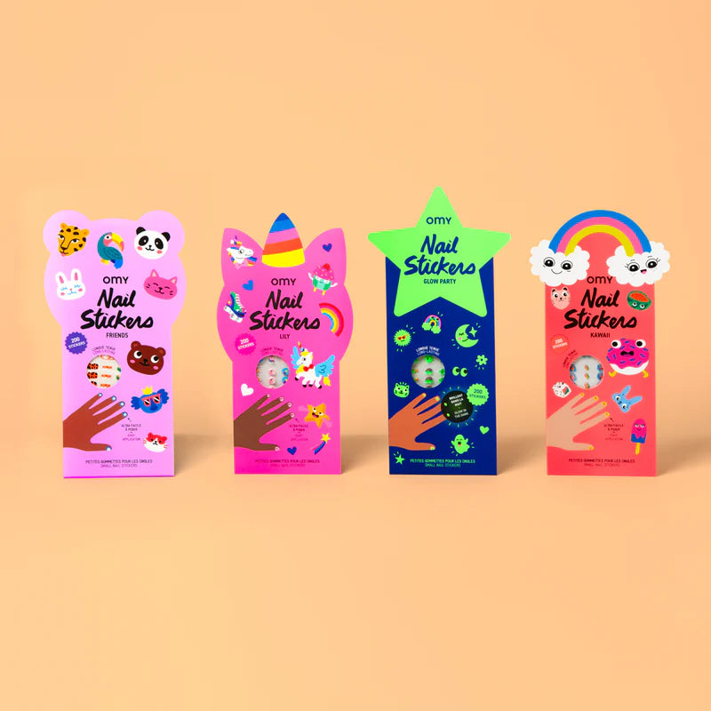 Stickers pour ongles enfants - YOGA SPIRIT