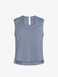 T-shirt NOVA bleu, coupe courte - YOGA SPIRIT