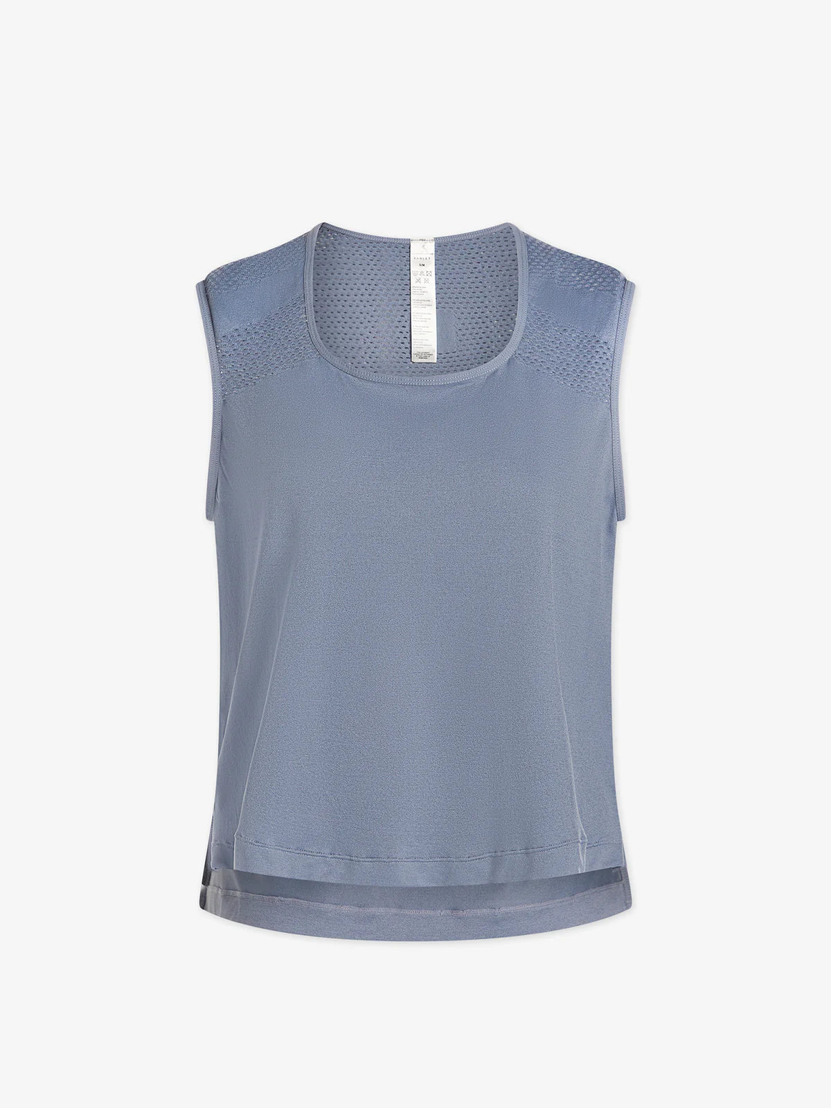 T-shirt NOVA bleu, coupe courte - YOGA SPIRIT