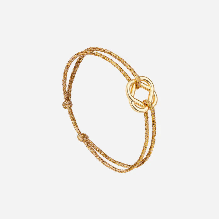 Bracelet Trèfle 15mm _ Plaqué OR - YOGA SPIRIT