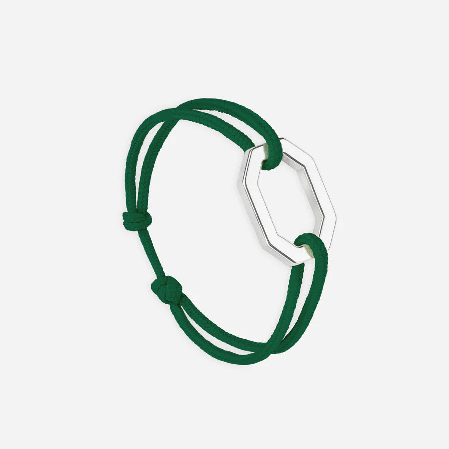 Octogone 22mm _ Plaqué Argent - YOGA SPIRIT