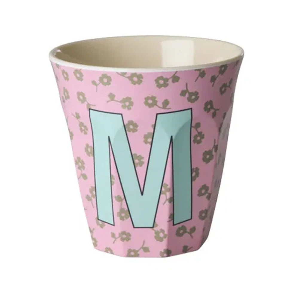 Gobelet Multicolore Alphabet- Rose - M - Flowers - YOGA SPIRIT