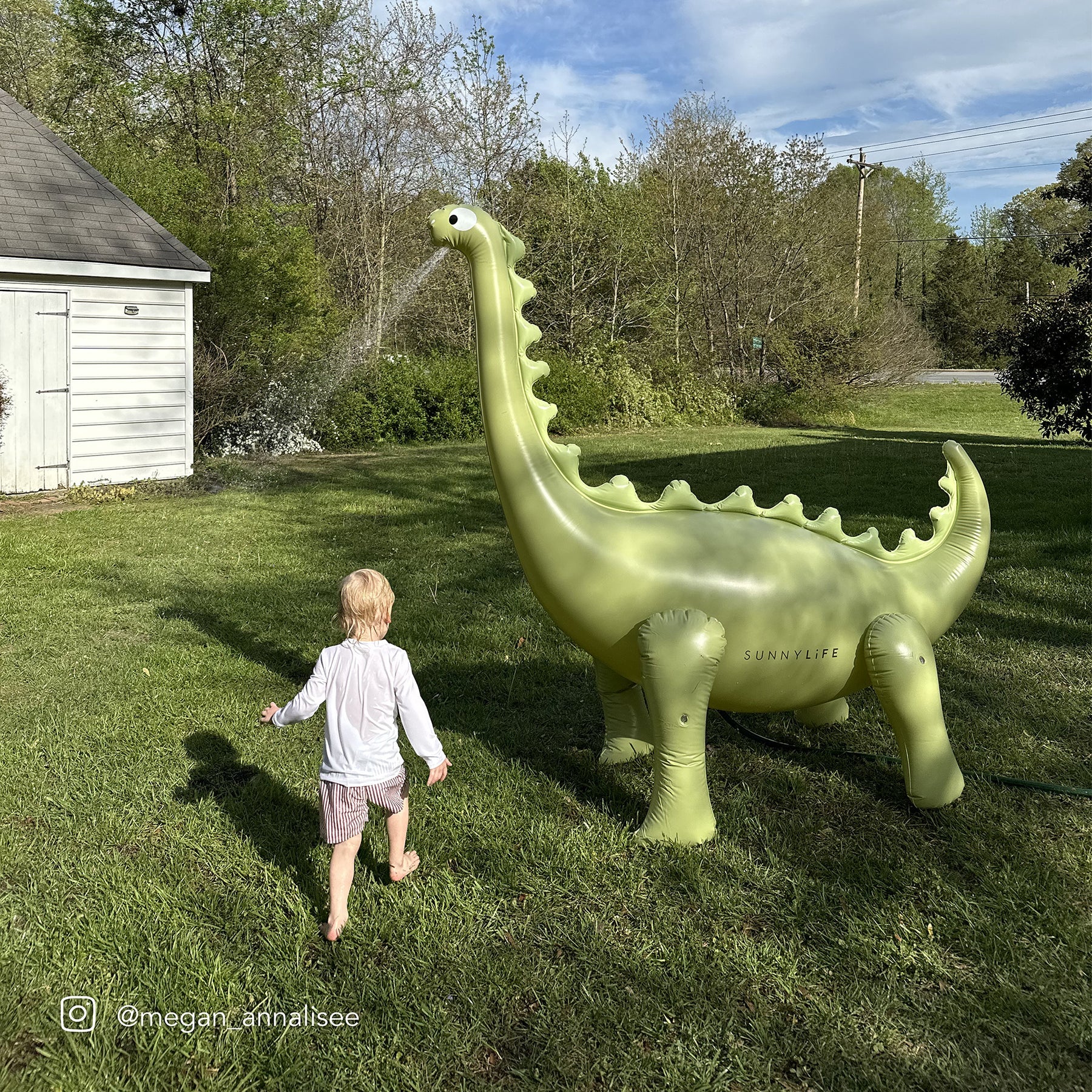 Pataugeoire gonflable en forme de dinosaure - YOGA SPIRIT