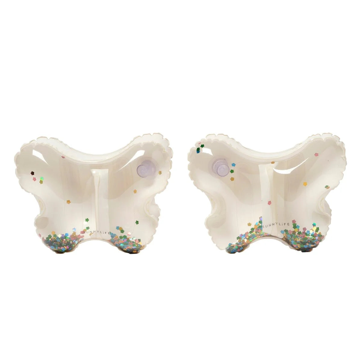 Brassards gonflables "Cotton Candy Glitter" (paillettes barbe à papa) - YOGA SPIRIT