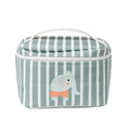 Sac isotherme pour enfant en motif d'éléphant rigolo et des rayures vertes - YOGA SPIRIT