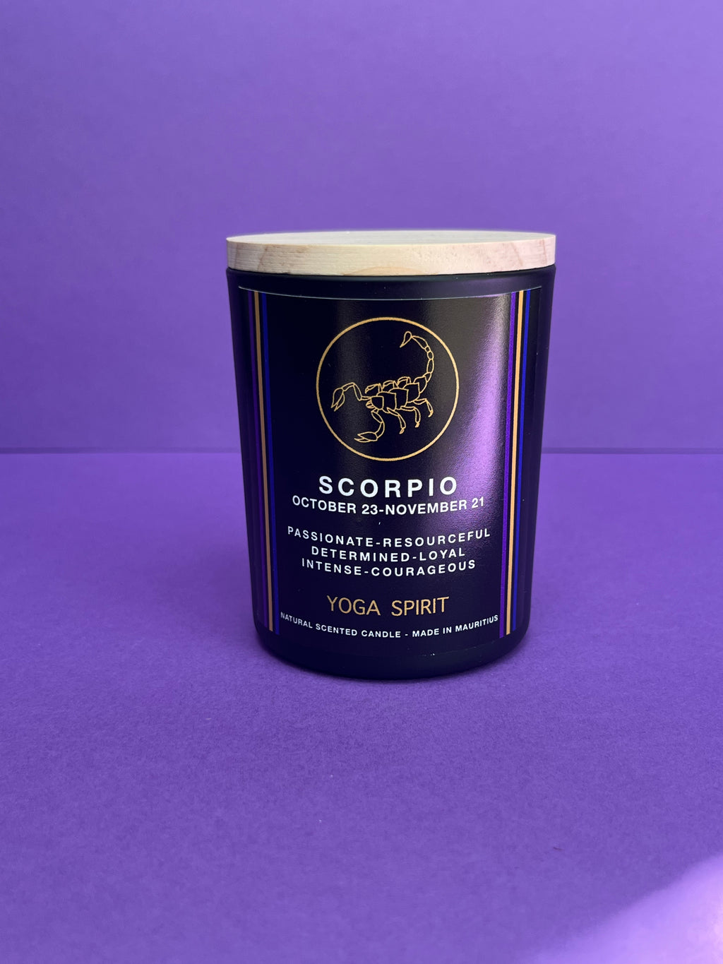 Bougie astrologique artisanale NOVA made in Maurice - YOGA SPIRIT