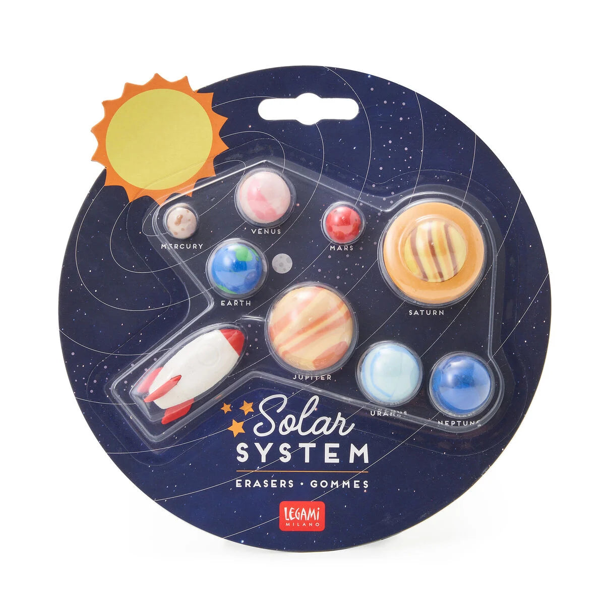 Set de 9 Gommes - Solar System - YOGA SPIRIT
