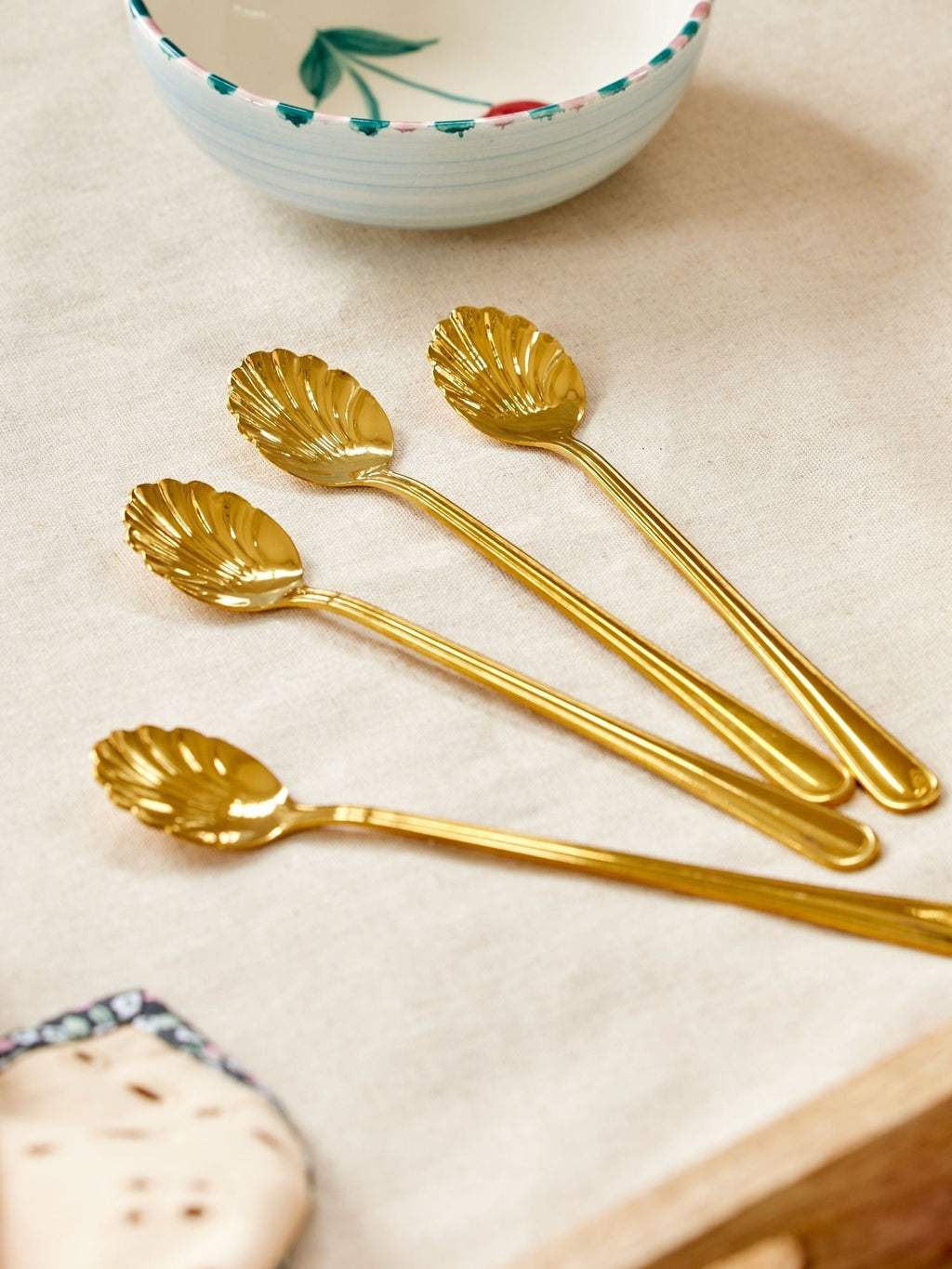 Grande cuillère Or - Lot de 4 - YOGA SPIRIT