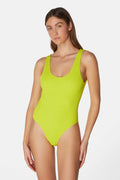 Maillot une pièce RIVA Lime – taille unique et douceur éclatante - YOGA SPIRIT