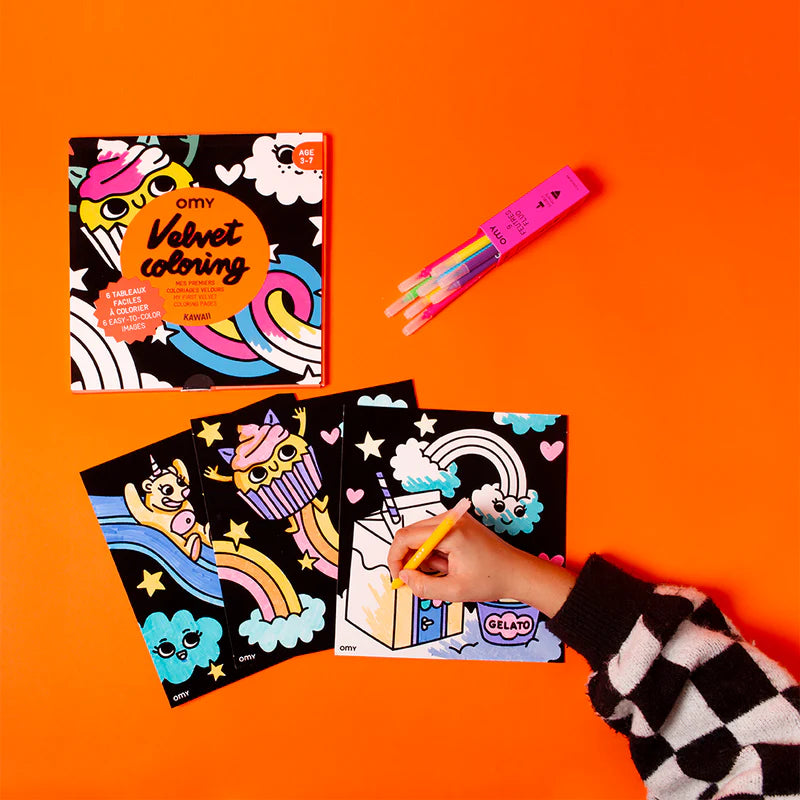 Tableaux velours à colorier – Animals ou Kawaii - YOGA SPIRIT