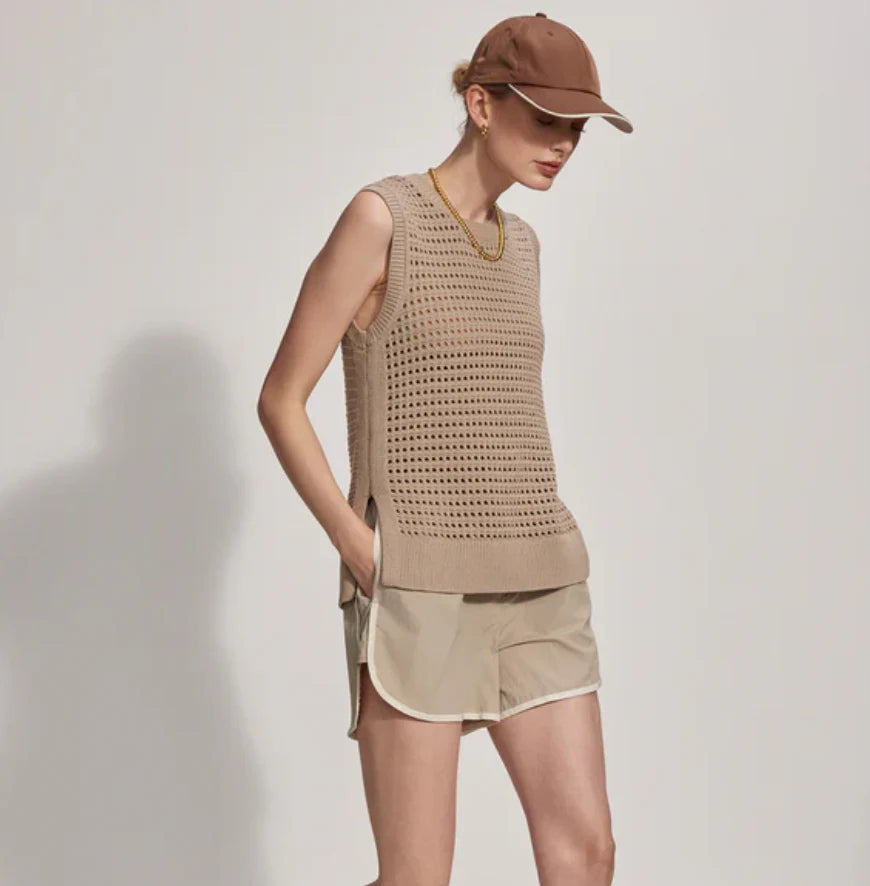Débardeur DARIN longline – maille légère et coupe flatteuse - YOGA SPIRIT
