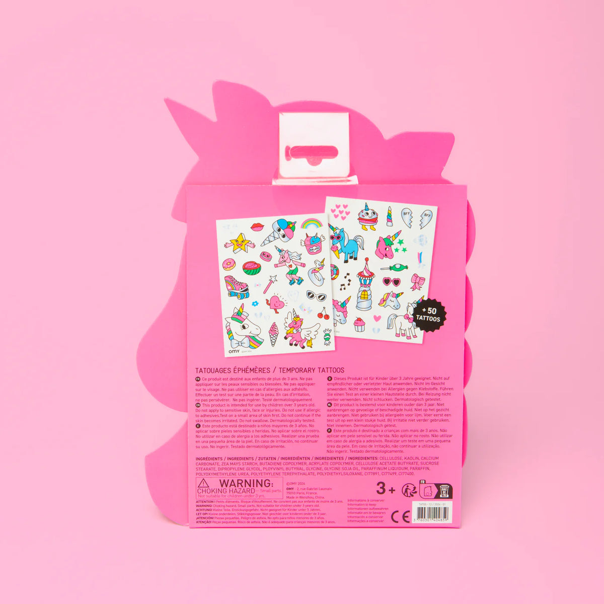 Tattoos fluo & dorés – Lily la Licorne ! - YOGA SPIRIT