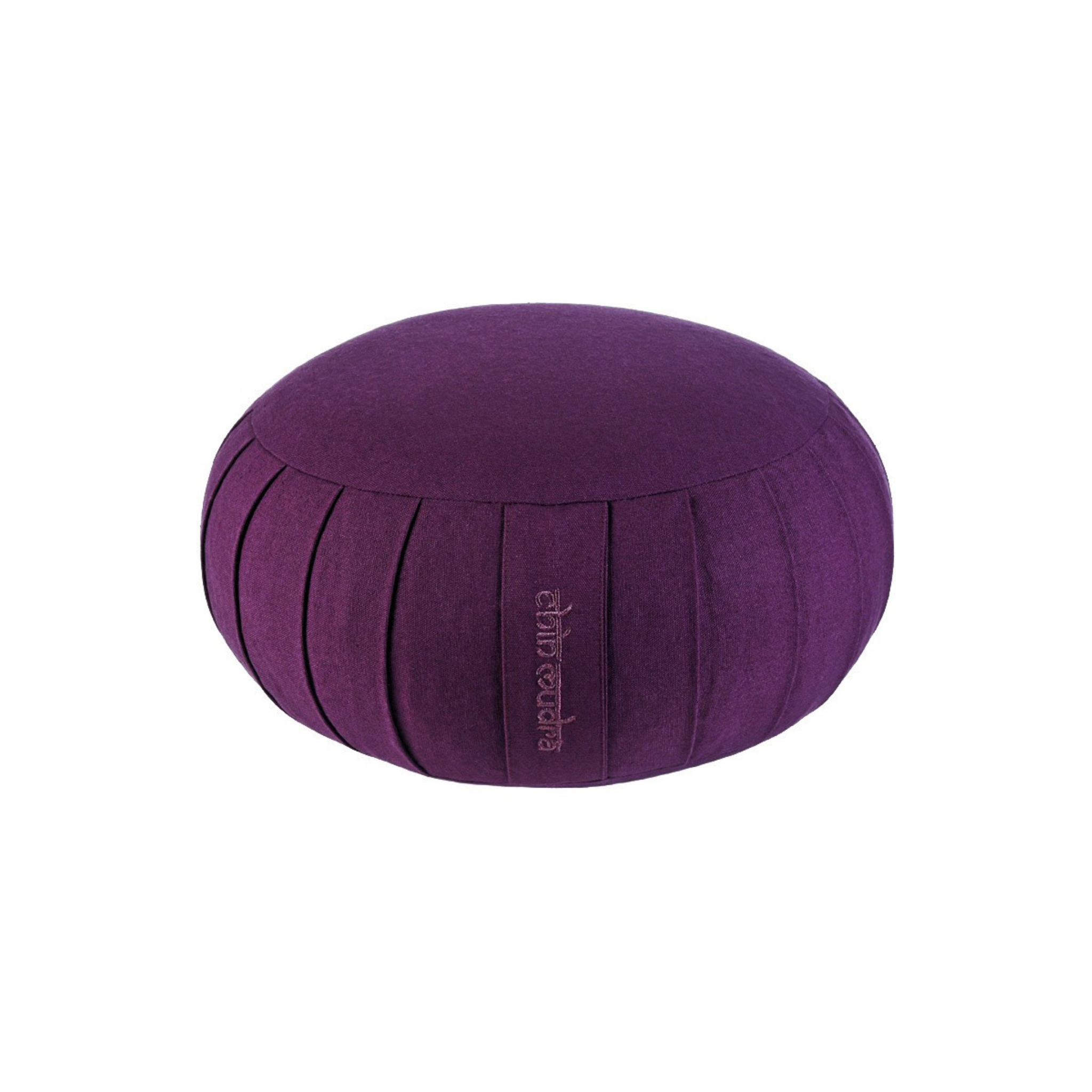 Coussin de méditation ORION prune - YOGA SPIRIT