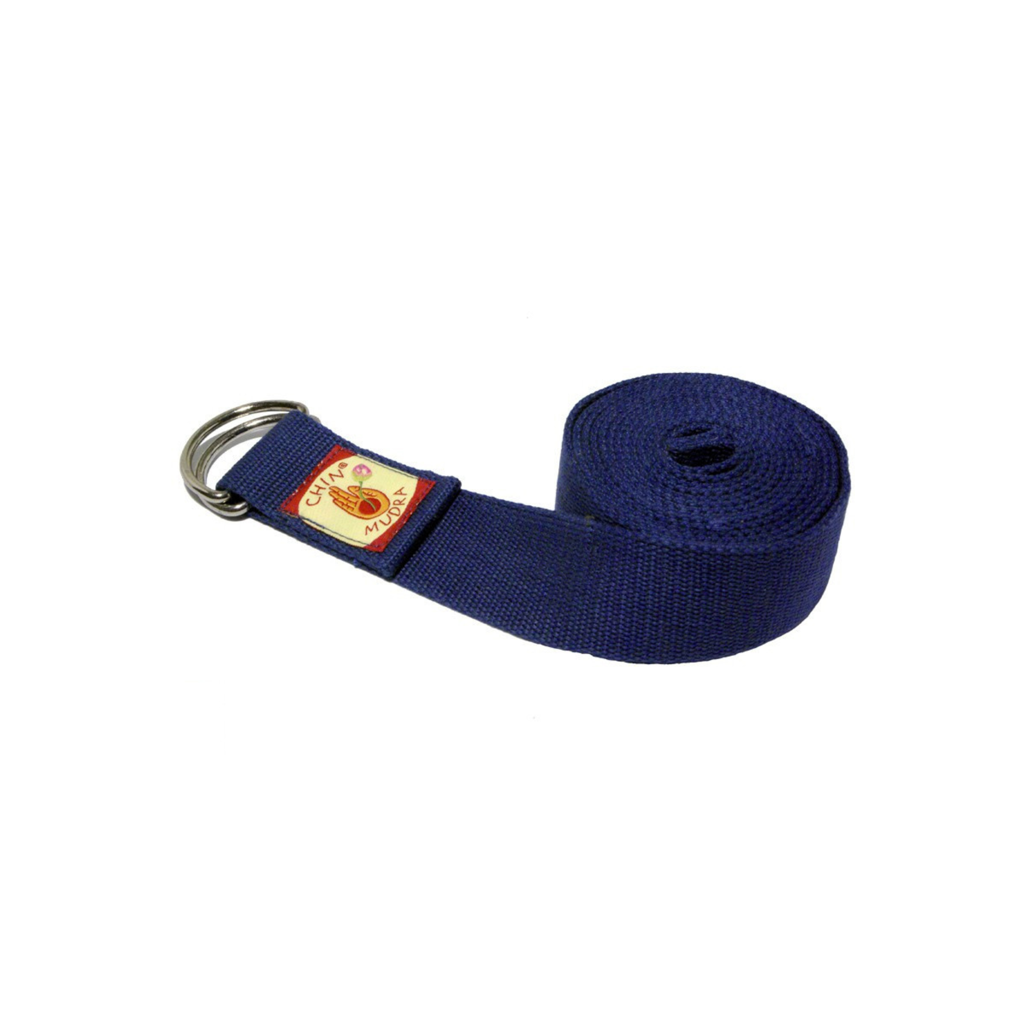 Sangle de yoga JADE bleu - YOGA SPIRIT