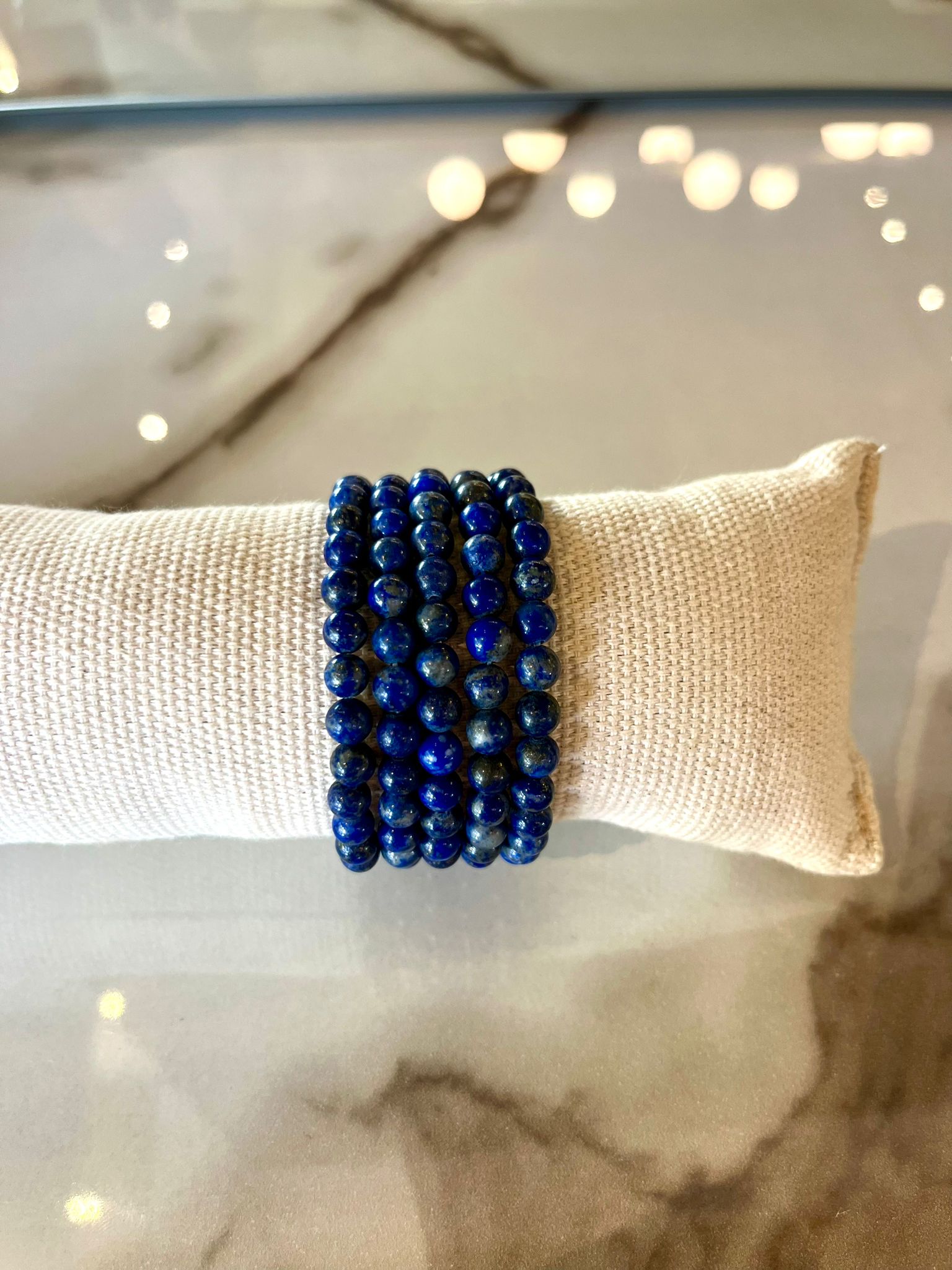 Bracelet pierre Lapis-Lazuli bleu - YOGA SPIRIT