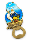 Bottle opener map Ile maurice - YOGA SPIRIT
