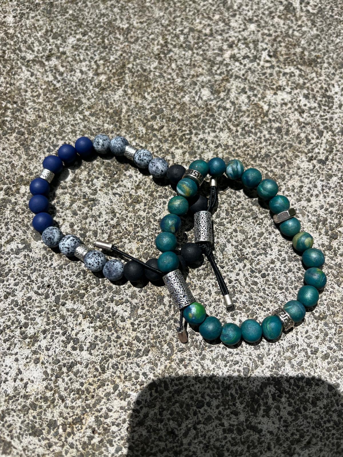 #214 BRACELET VITALITÉ HOMME ÉCROU - YOGA SPIRIT