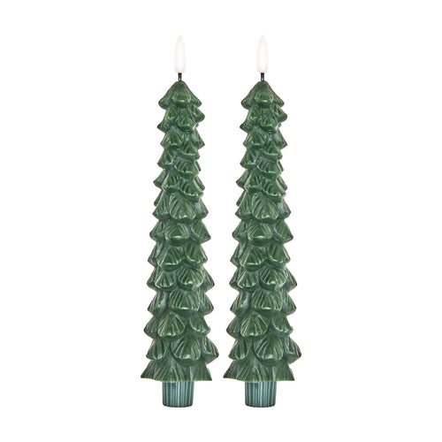 Bougies LED - Sapin - Pack de 2 - YOGA SPIRIT